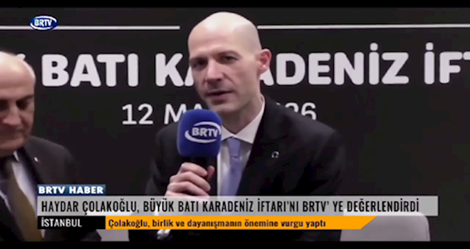 BRTV - Büyük Batı Karadeniz Topluluğu İftarı - Haydar Çolakoğlu