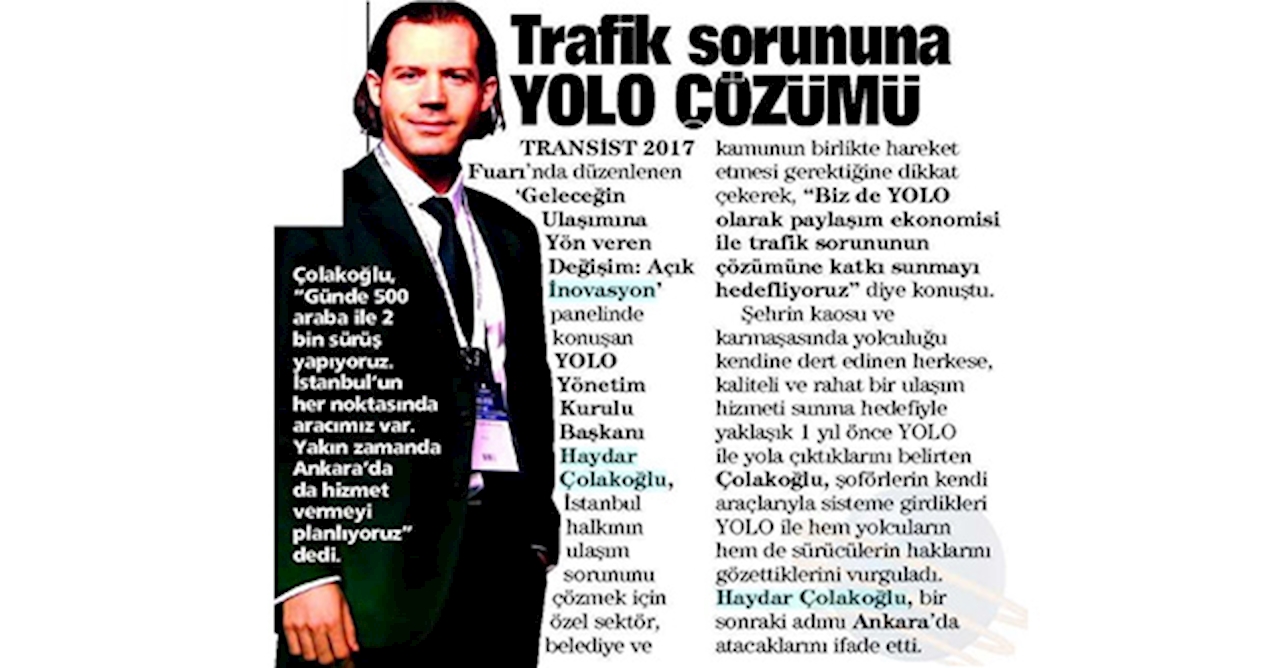 Trafik Sorununa Yolo Çözümü