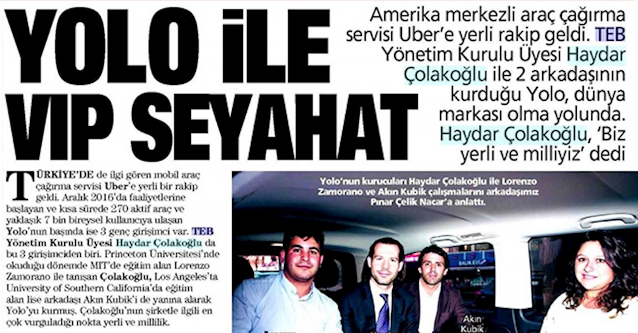 Yolo İle Vip Seyahat